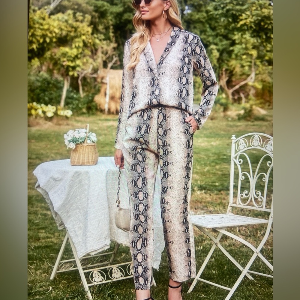 Snakeskin Print set